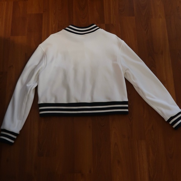 Wilson Women's White Varsity Jacket - Picture 4 of 4